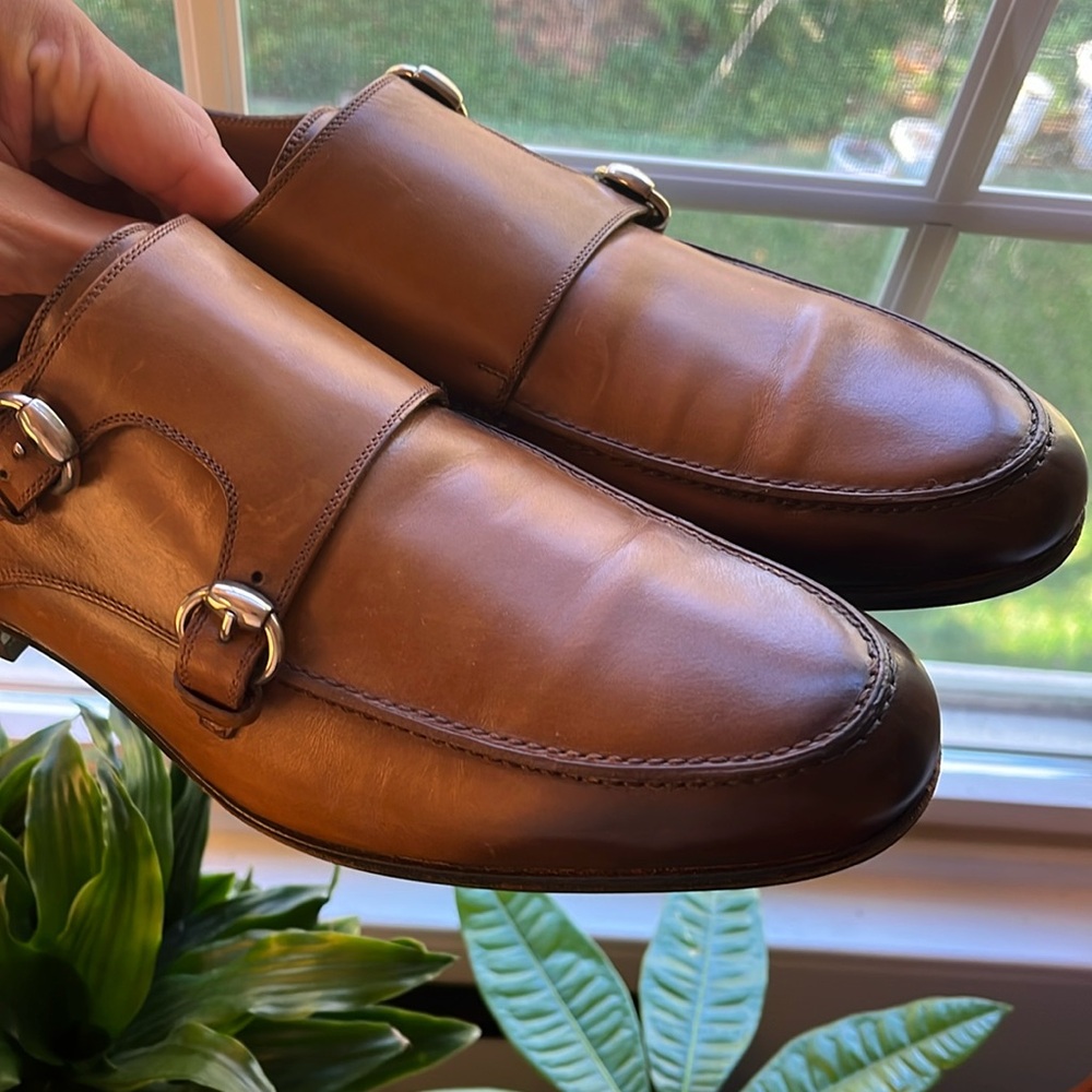 Gucci Double Monk Strap Dress Shoes - Picture 1 of 9